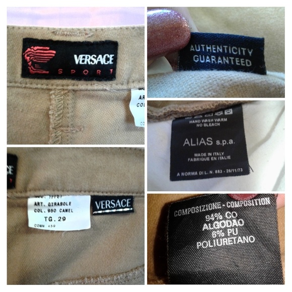 🖼️ Versace Sport Casual Pants/Jeans 🖼️ - Picture 2 of 7